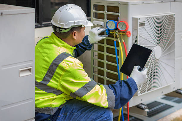 Professional Hvac technician working in Red House, WV